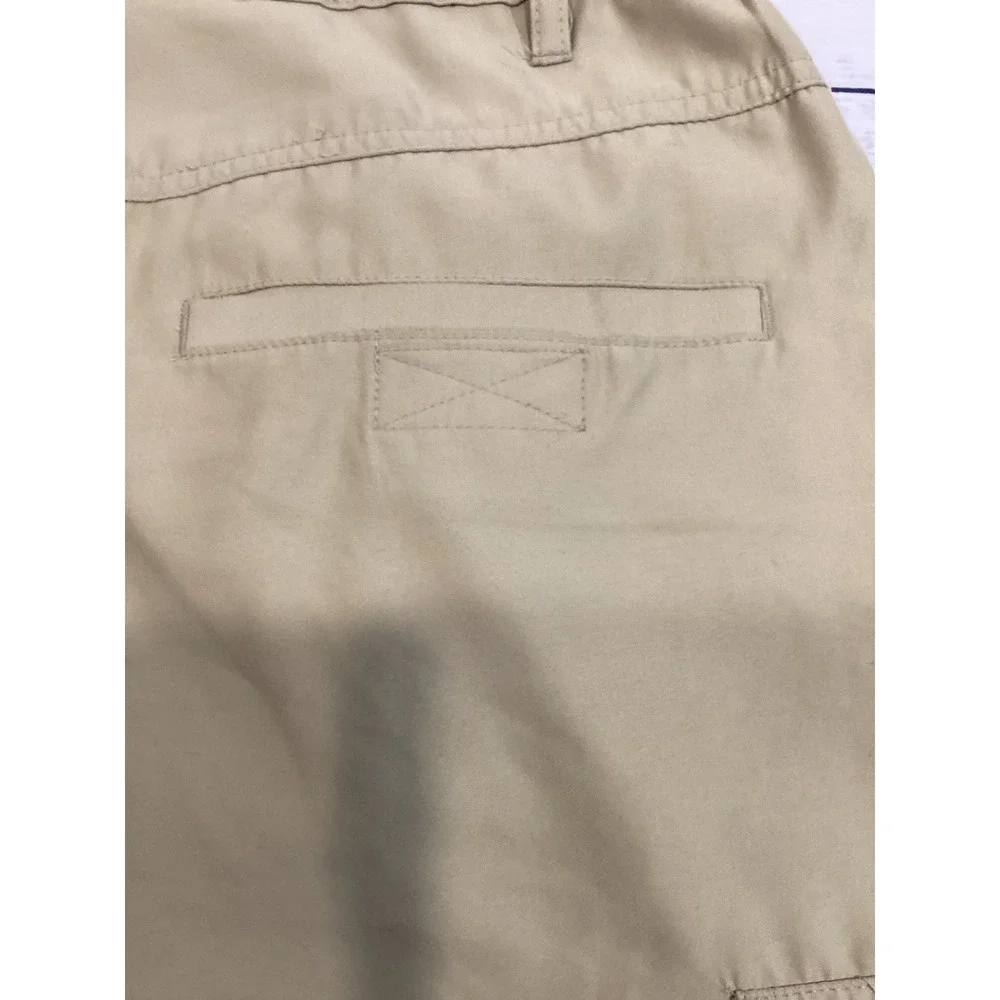 Vintage Y2K Proto Paintball P23 Mens Cargo Shorts XL Khaki Tan Utility Pockets‎